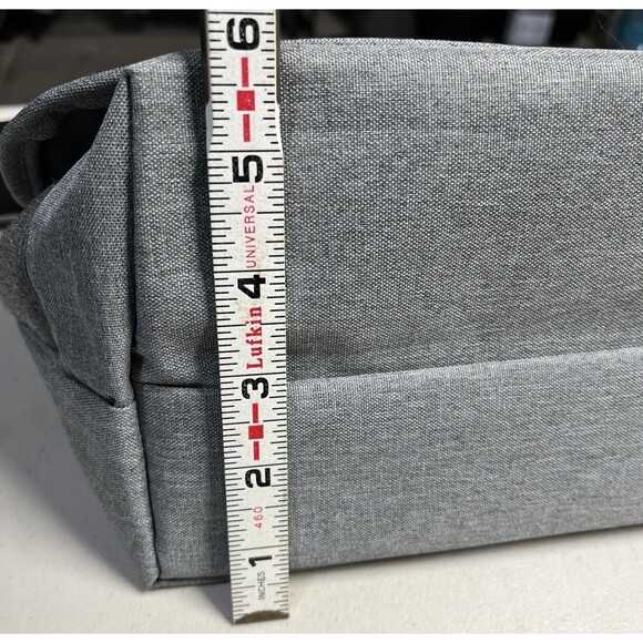 Canvas Everyday Work Shoulder Bag Crossbody Messenger Bags Sactchel Unisex Gray - Picture 9 of 9